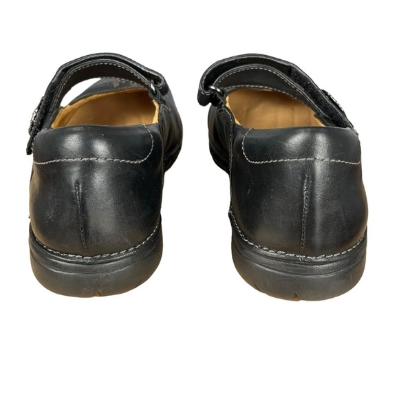 Unstructured Clarks Mary Jane Style Black Comfort Shoes Dark Academia Sz. 6.5 W - Picture 5 of 15
